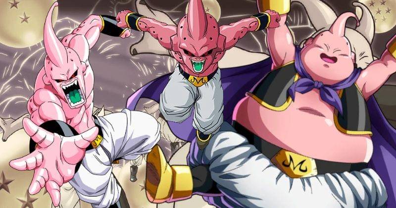 Berbagai perubahan wujud Majin Buu. (Berbagai sumber)