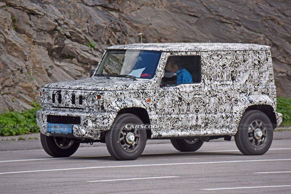 Suzuki Jimny 5-pintu diduga pakai mesin mild hybrid (Carscoops.com)