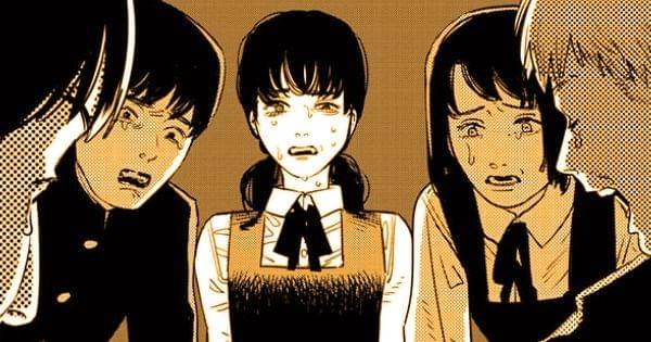 Asa Mitaka menyaksikan Bucky tewas di depan matanya (Dok. Shueisha / Chainsaw Man)