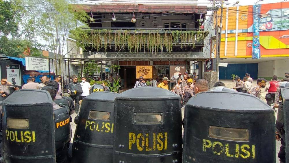 Lahan dan bangunan D'Caldera dieksekusi oleh pengadilan, Rabu (13/7/2022). (Istimewa)
