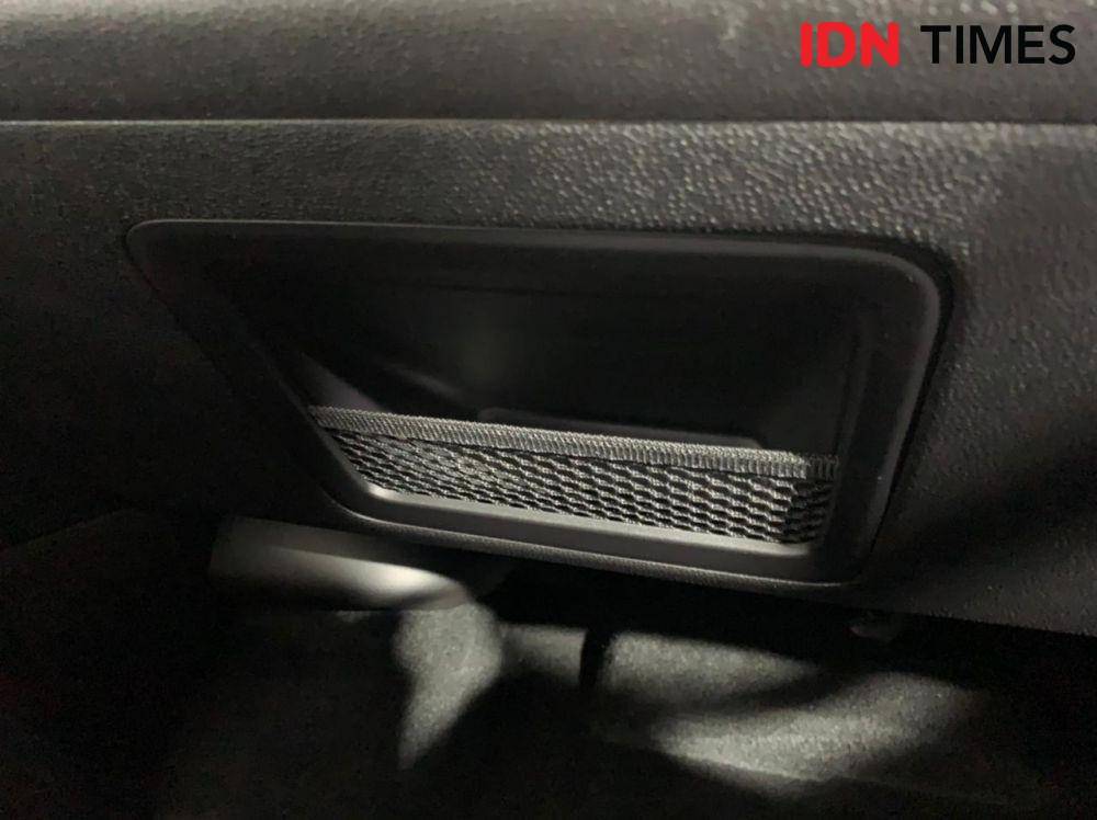 Salah satu ruang penyimpanan di dasbor Wuling Air ev (IDN Times/Fadhliansyah)