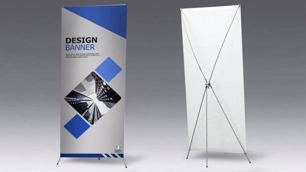 bentuk X Banner (uprint.id)