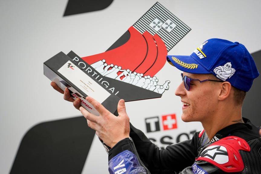Fabio Quartarao saat menangi GP Portugal 2022 (motogp.com)