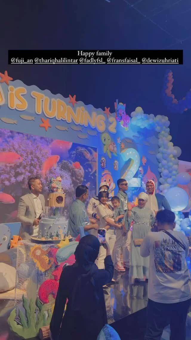 Ulang tahun ke-2 Gala (Instagram.com/nadialaydrus/)