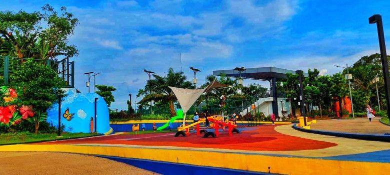 Alun-alun Kota Depok yang berada di kawasan GDC, Kecamatan Sukmajaya, Kota Depok. (Humas UPTD Tahura)