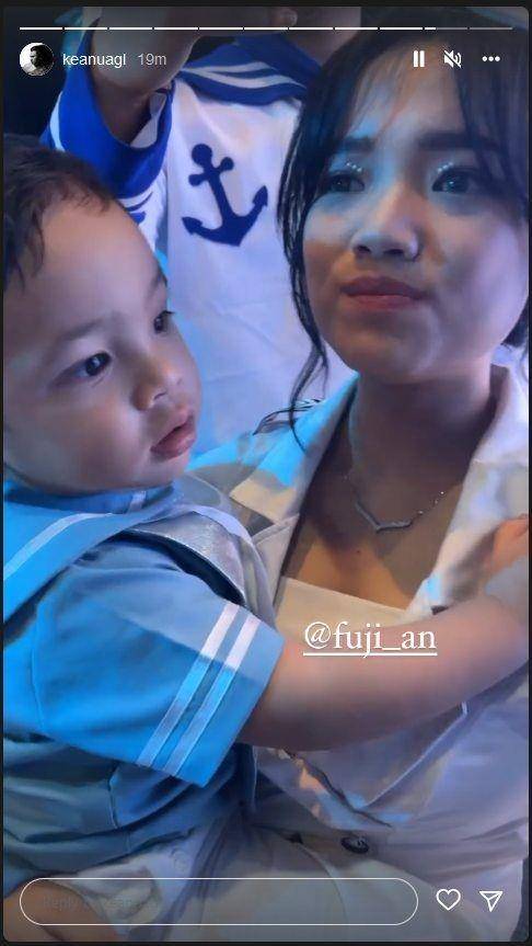 Ulang tahun ke-2 Gala (Instagram.com/keanuagl/)