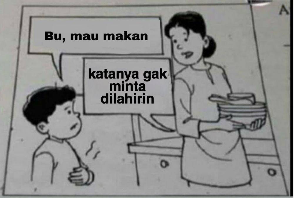 meme deep talk bareng keluarga (twitter.com/germanesse)