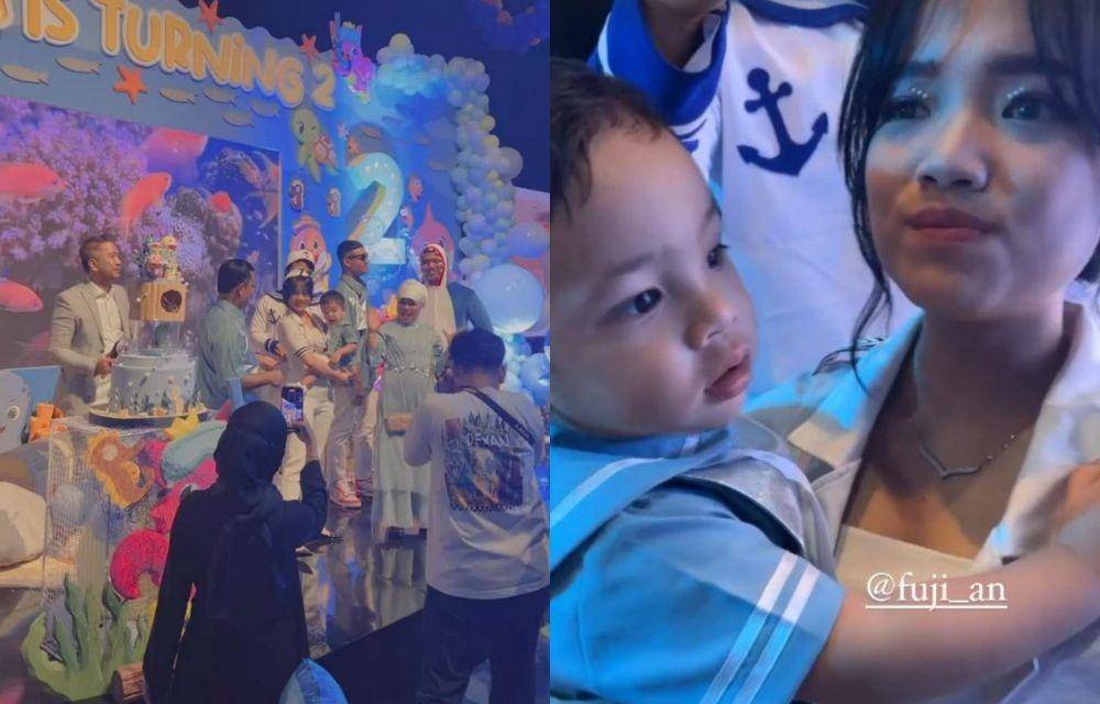 Ulang tahun ke-2 Gala (Instagram.com/rachelvennya/ | Instagram.com/keanuagl/)