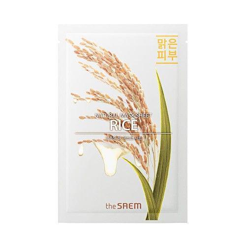 The SAEM Natural Rice Mask Sheet (tokopedia.com/thesaemofficial)