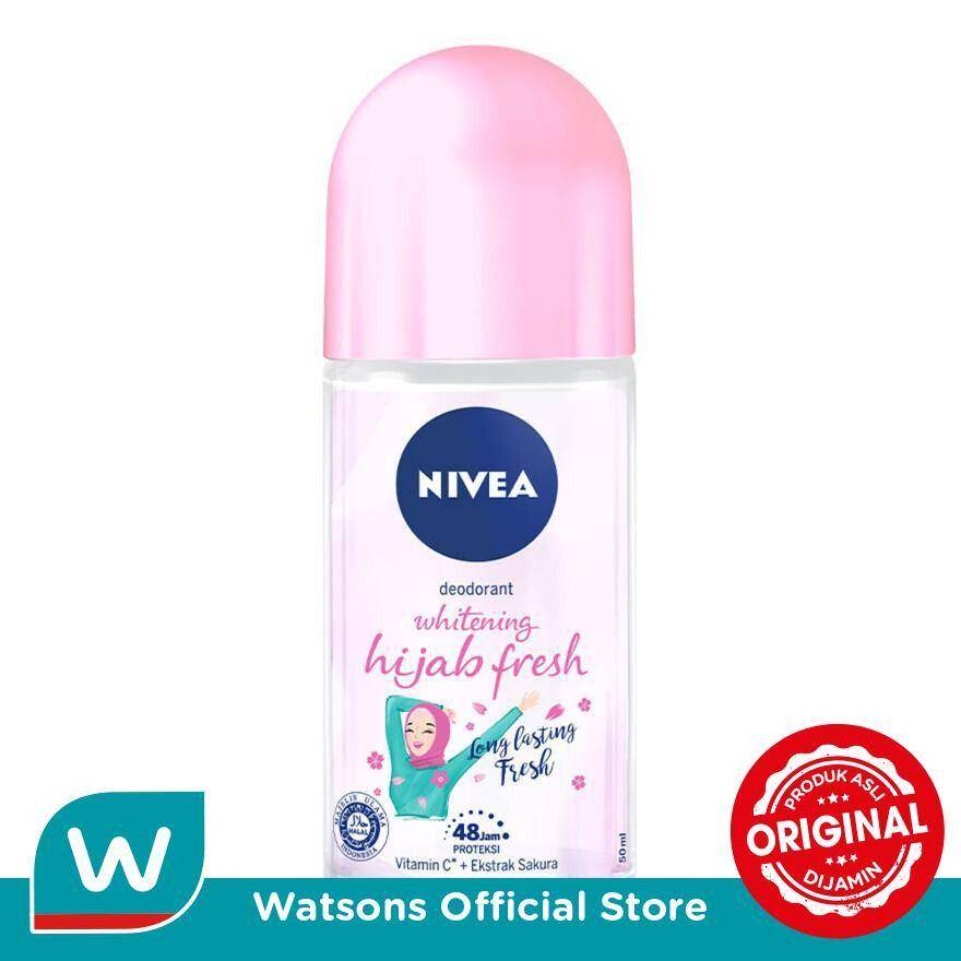 NIVEA Deodorant Whitening Roll-on Hijab Fresh (tokopedia.com/Watsons Indonesia)