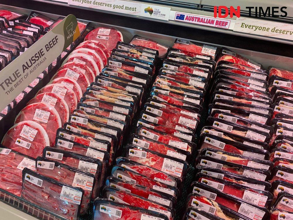 Daging impor Australia di Indonesia (IDN Times/Sonya Michaella)