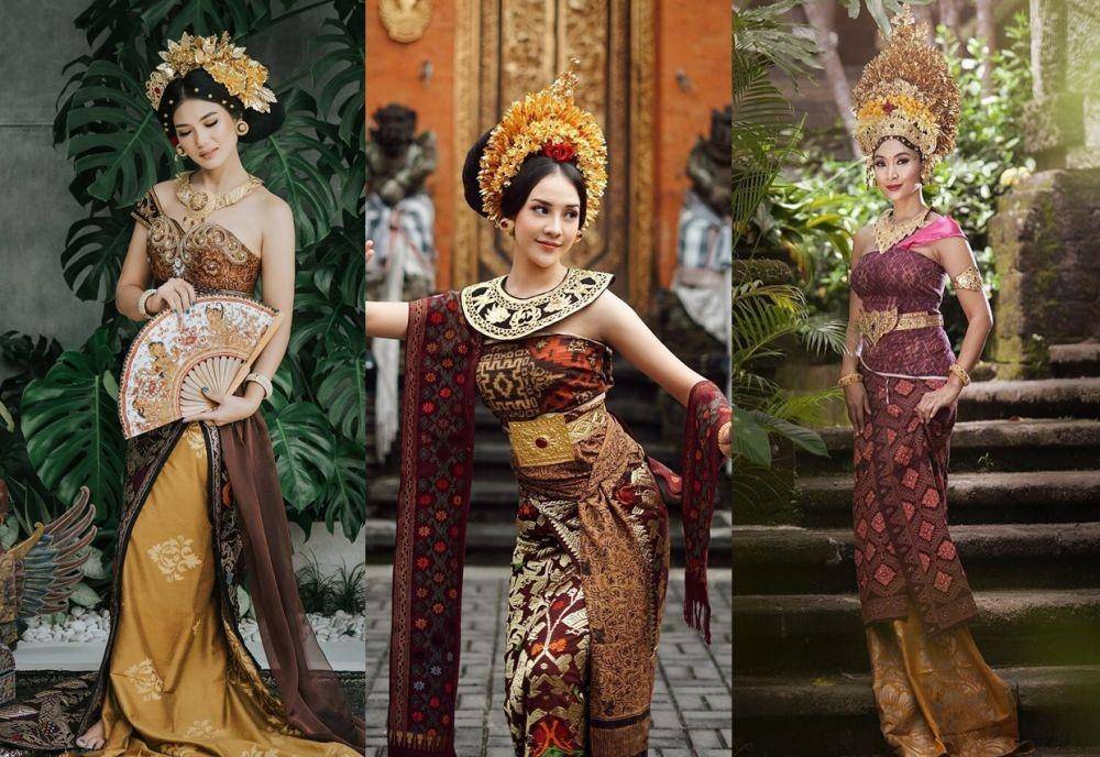 Gaya Artis Berbalut Busana Adat Bali (instagram.com/duma.riris | instagram.com/anyageraldine | instagram.com/happysalma)