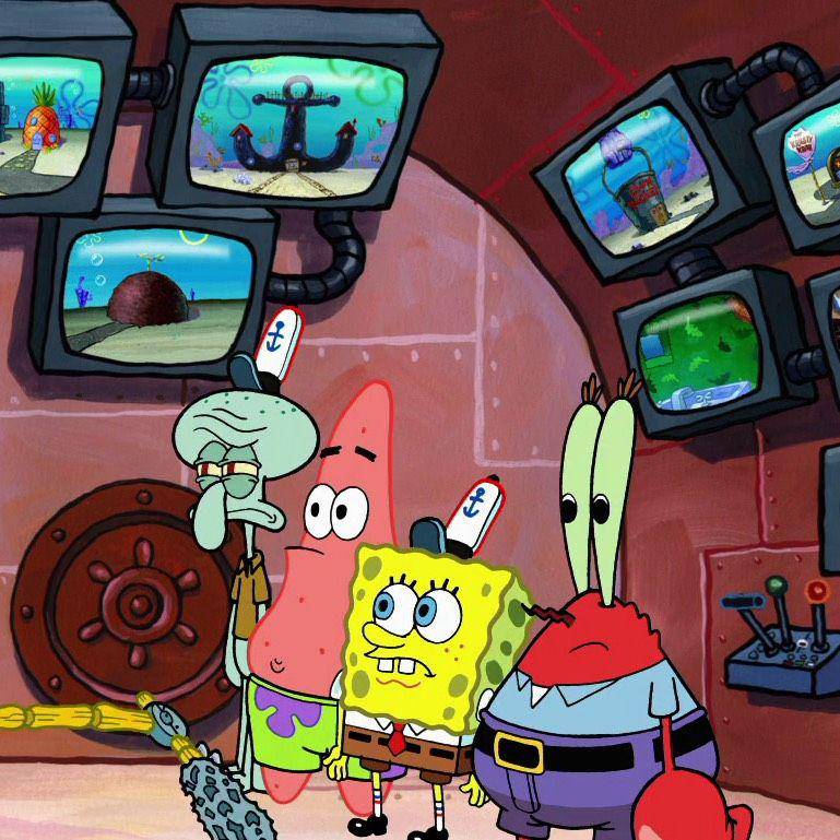 ruangan CCTV Krusty Krab (spongebob.fandom.com)