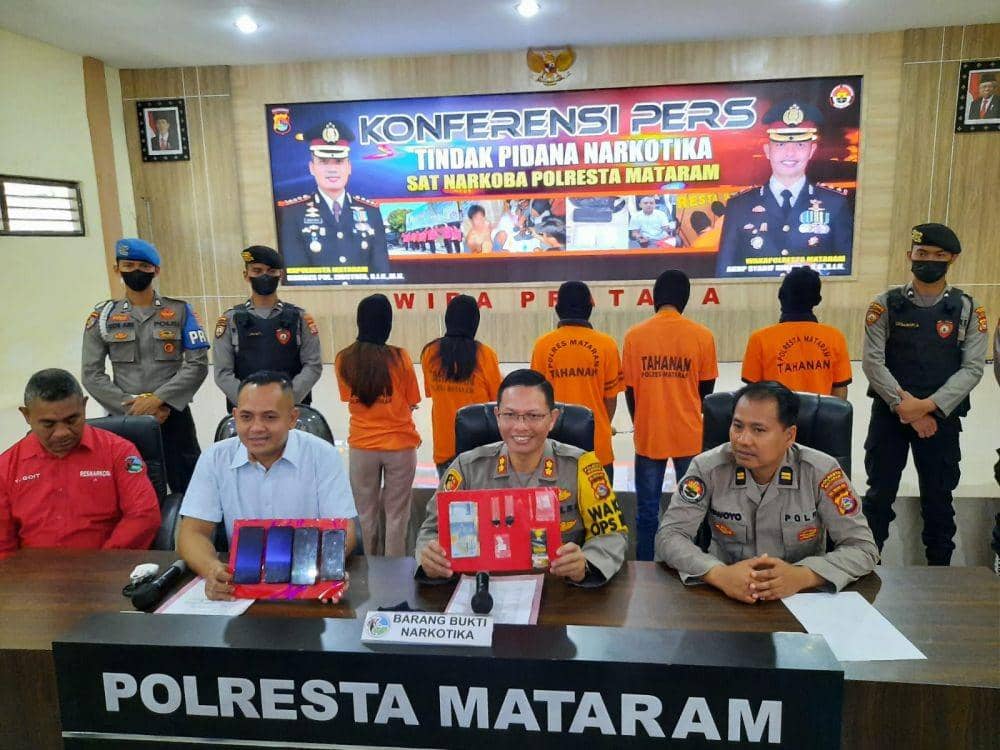 Empat Anak Sekolahan di Mataram Terlibat Kasus Narkotika