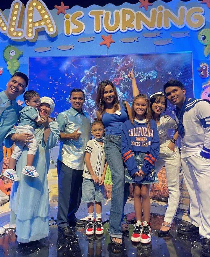 ulang tahun Gala Sky yang ke-2 (Instagram.com/melaney_ricardo)