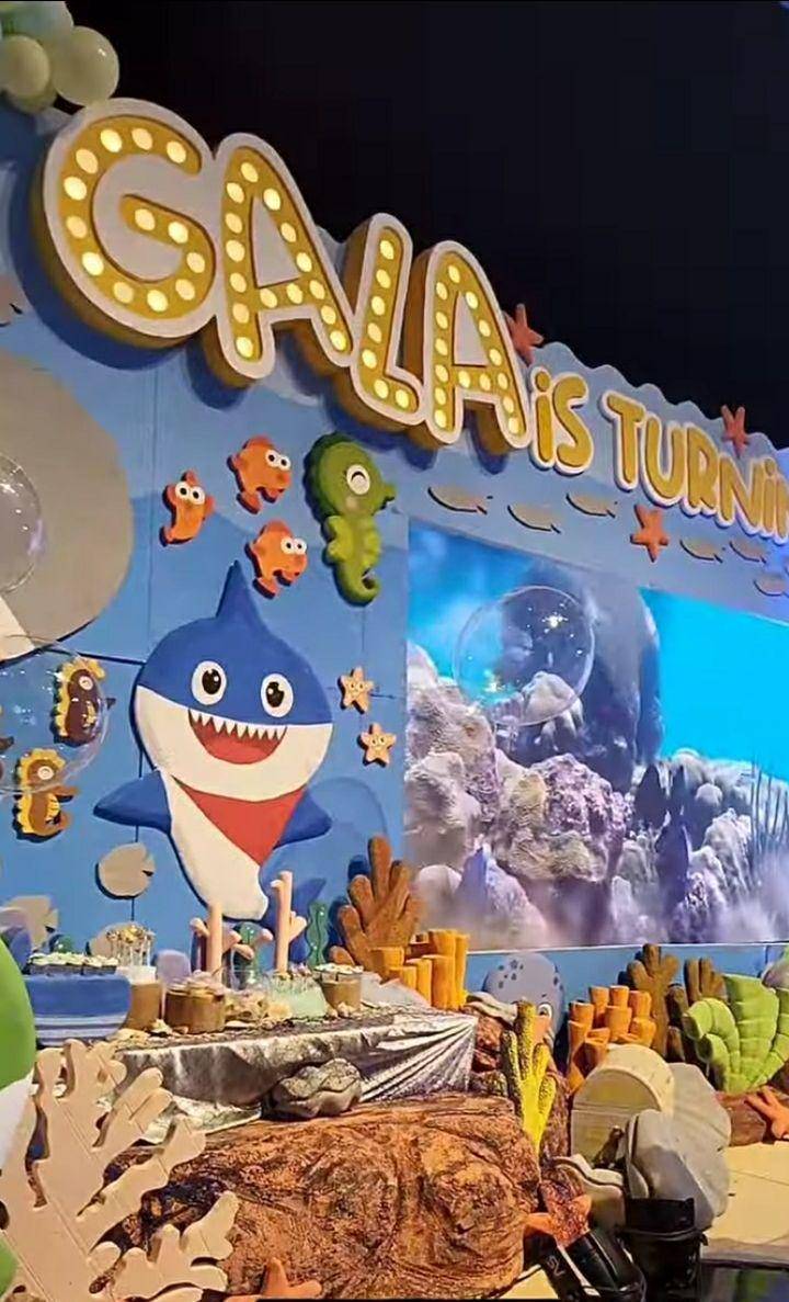 dekorasi ruangan ulang tahun Gala Sky (Instagram.com/putramahkota_10)