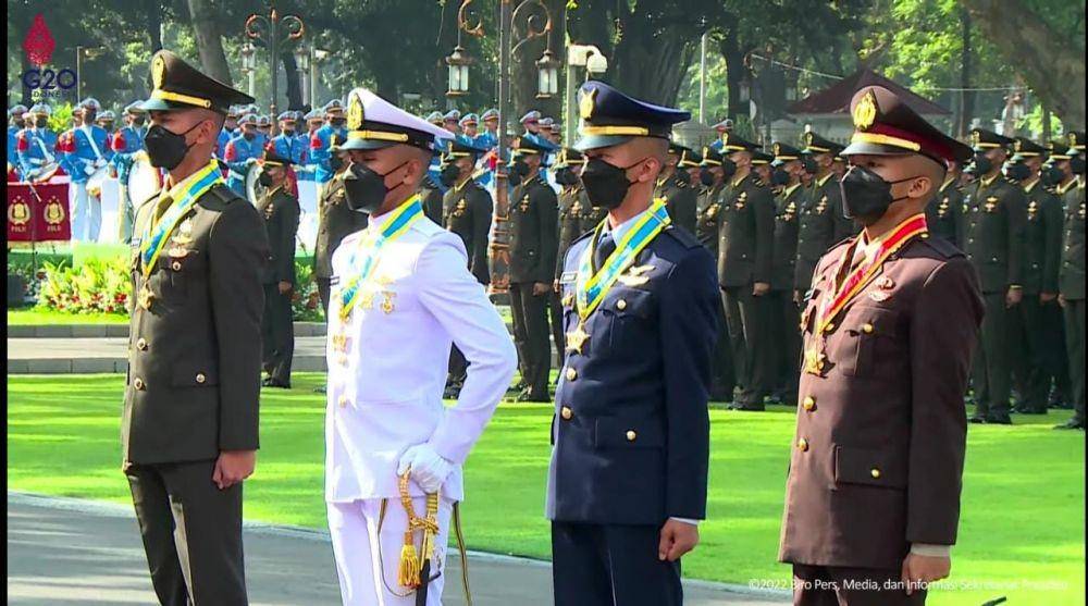 Presiden Jokowi Lantik Perwira TNI dan Perwira Polri Tahun 2022 (Youtube.com/Sekretariat Presiden)