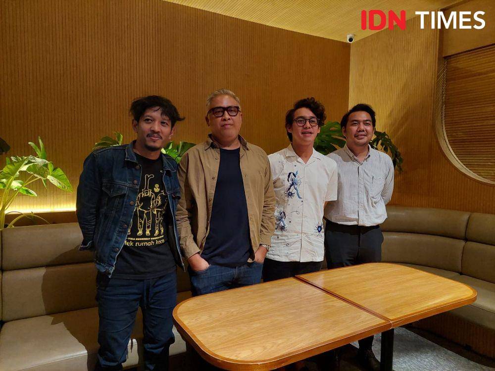 Ardhito Pramono merilis album Wijayakusuma dalam press conference di Astha District 8 pada Rabu (13/7/2022)