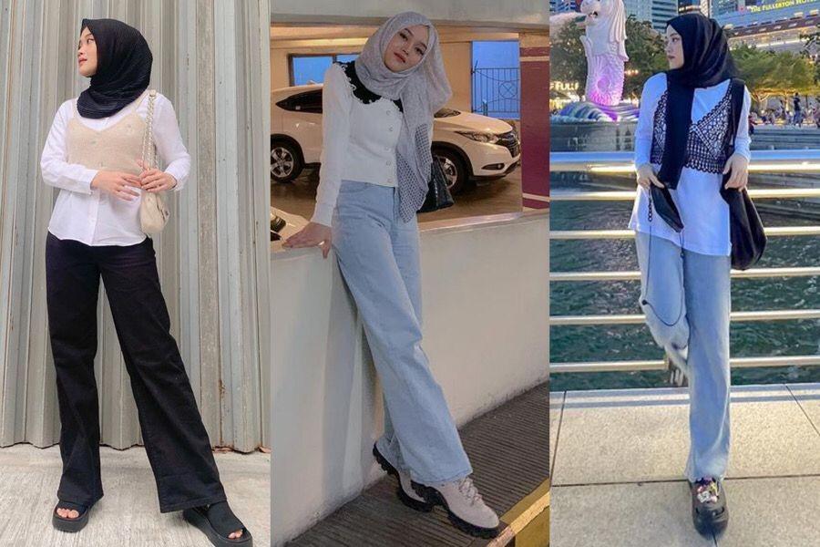 Ide outfit putih ala Putri Delina (instagram.com/putridelinaa)