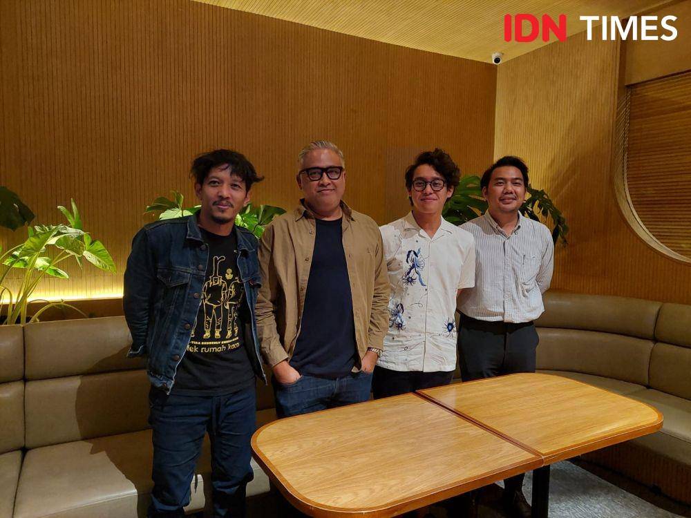 Ardhito Pramono merilis album Wijayakusuma dalam press conference di Astha District 8 pada Rabu (13/7/2022)