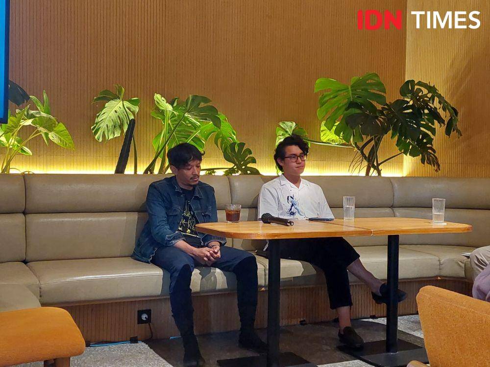 Ardhito Pramono merilis album Wijayakusuma dalam press conference di Astha District 8 pada Rabu (13/7/2022)