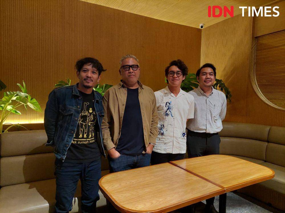 Ardhito Pramono merilis album Wijayakusuma dalam press conference di Astha District 8 pada Rabu (13/7/2022)
