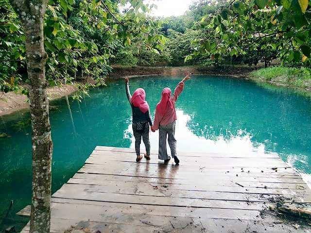 Kolam Biru Desa Muara Sungai, Prabumulih (facebook.com/Aditya Yogi Syahputra)