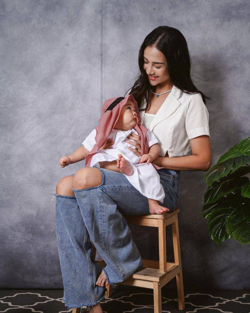 photoshoot Rayyanza dan Anya Geraldine (instagram.com/anyageraldine)
