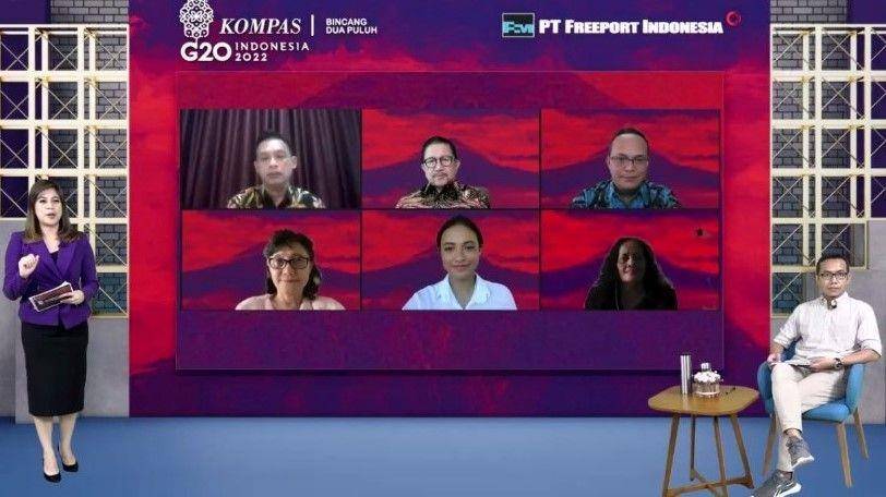 PT Freeport Indonesia (PTFI) secara konsisten mendukung fokus agenda G20 2022 dalam menurunkan emisi gas rumah kaca (GRK). (Dok. Freeport)