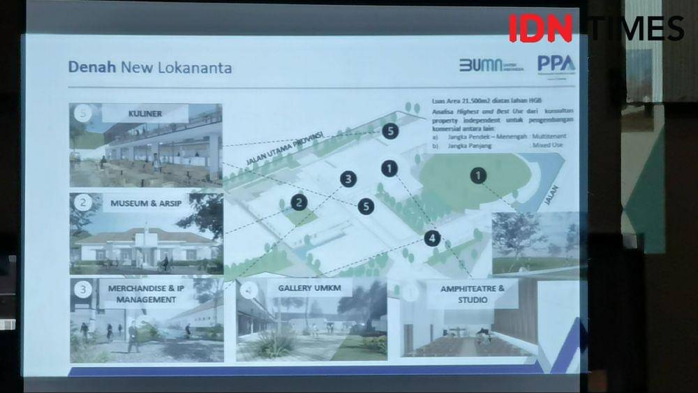 Desain baru Studio Musik Lokananta. (IDN Times/Larasati Rey)