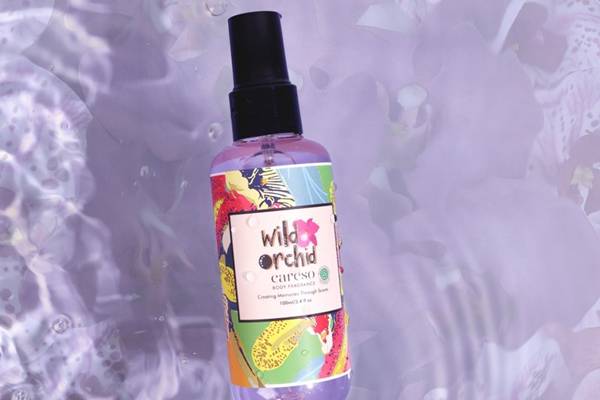 CARESO Wild Orchid sebagai parfum pria terlaris di Indonesia (tokopedia.com)