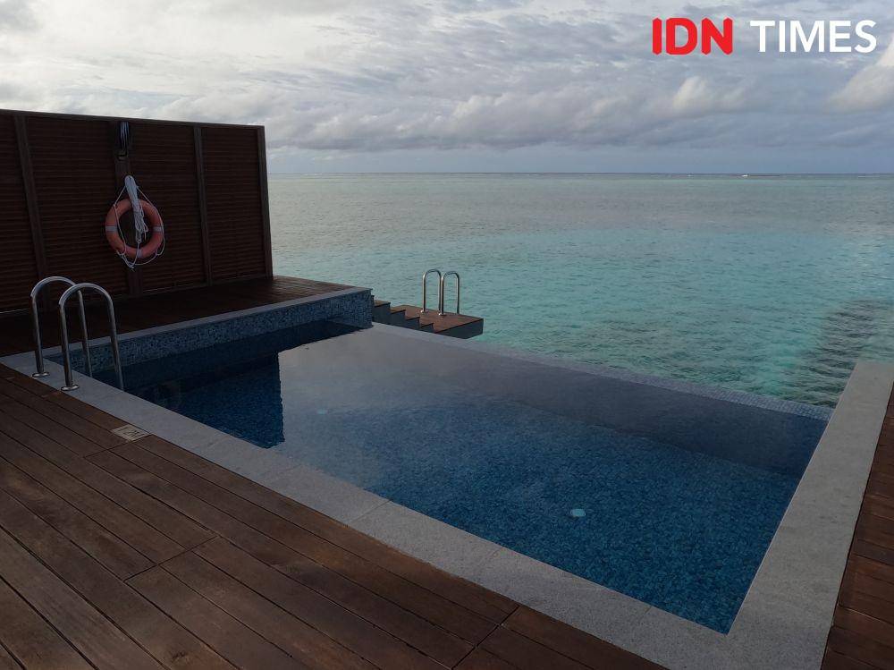 Spot instagramable di Maldives (IDN Times/M. Tarmizi Murdianto)