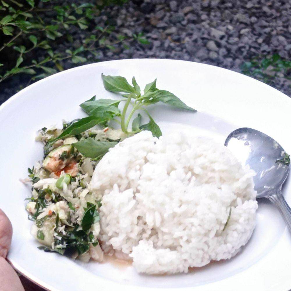 Fhoto penyajian Trancam sayur. Dok. Pribadi/Dian indah