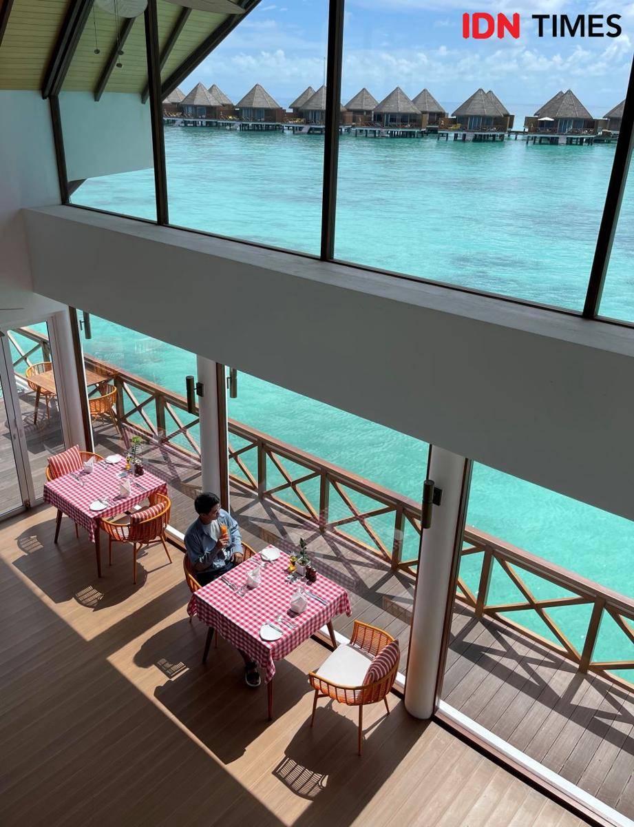 Spot instagramable di Maldives (IDN Times/M. Tarmizi Murdianto)