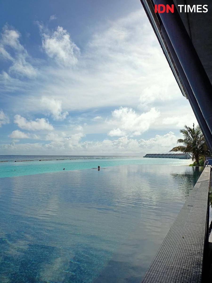 Spot instagramable di Maldives (IDN Times/M. Tarmizi Murdianto)