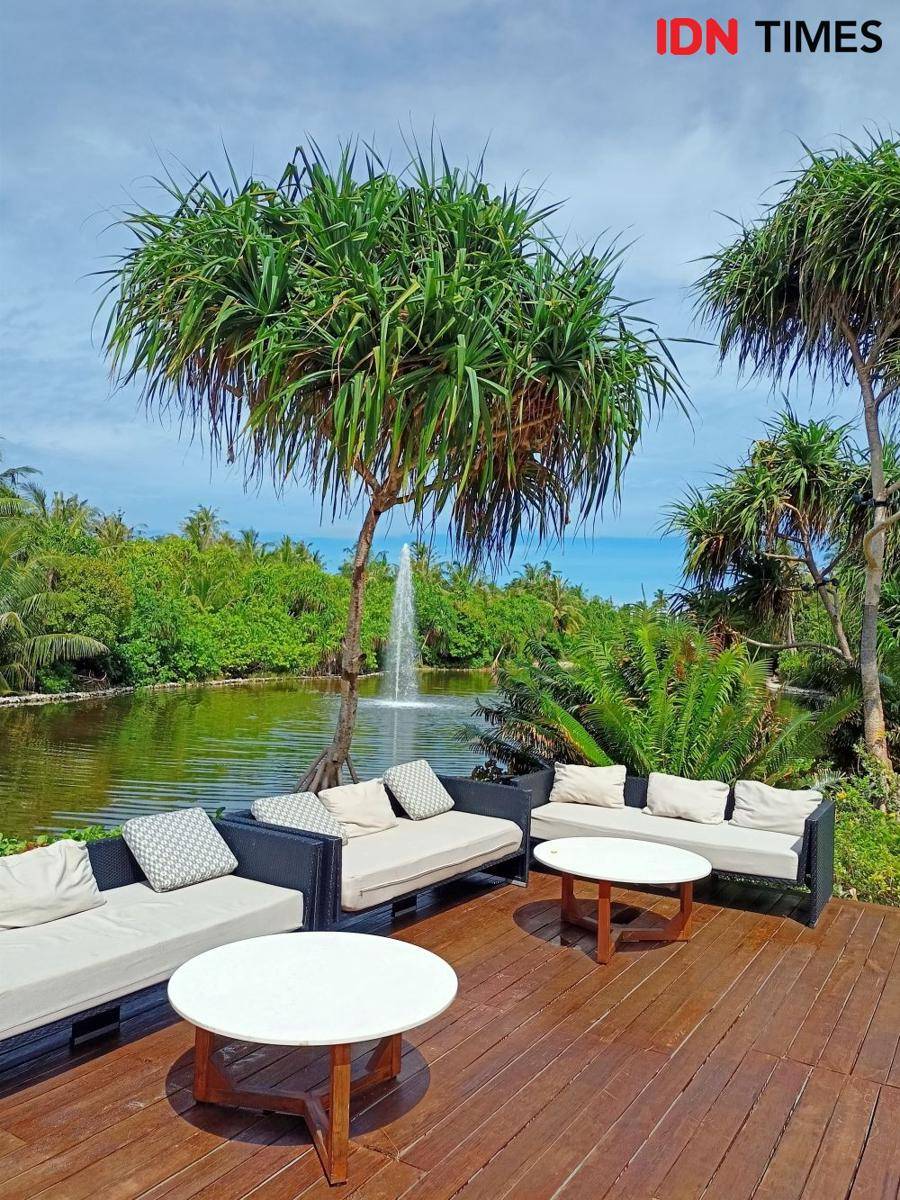 Spot instagramable di Maldives (IDN Times/M. Tarmizi Murdianto)