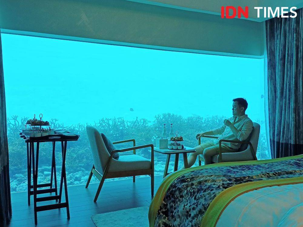 Spot instagramable di Maldives (IDN Times/M. Tarmizi Murdianto)