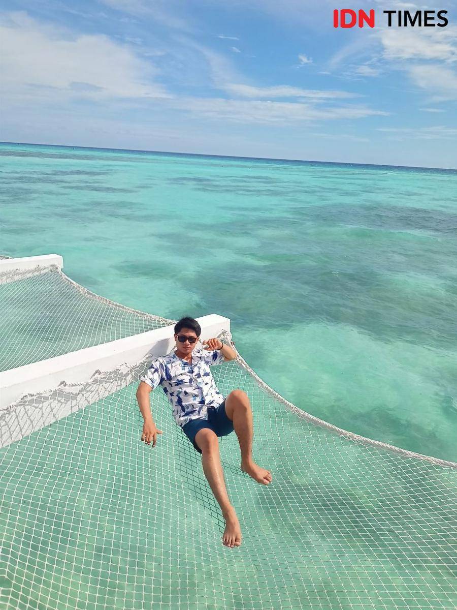 Spot instagramable di Maldives (IDN Times/M. Tarmizi Murdianto)