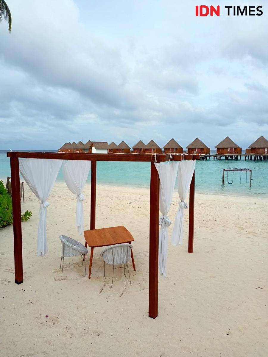 Spot instagramable di Maldives (IDN Times/M. Tarmizi Murdianto)