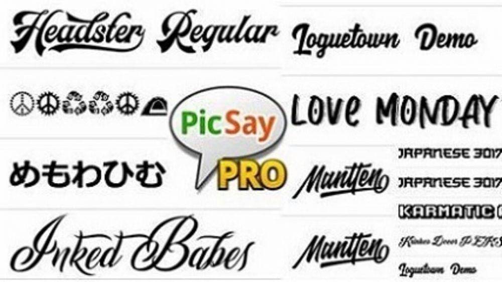 PicSay Pro Font (Play Store/PicSay Pro Font)