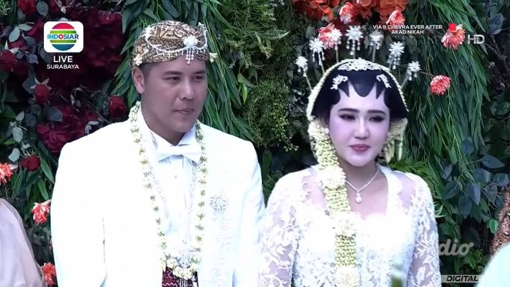 Akad nikah Via Vallen [15/7/2022] (dok. Vidio/Indosiar)