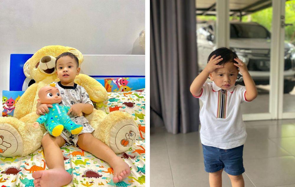9 Potret Gala Sky yang Kian Menawan dan Pintar, Baru Ultah ke-2!
