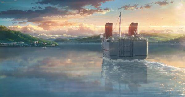 Penampakan kapal dalam trailer Suzume no Tojimari ( Dok. 東宝MOVIEチャンネル / Suzume no Tojimari )