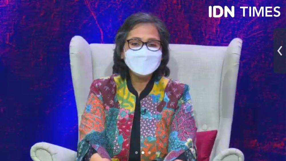 Lenny N. Rosalin selaku Ketua Umum Panitia Nasional MCWE G20 2022  (14/7/2022)IDN Times/Mitha Aullia