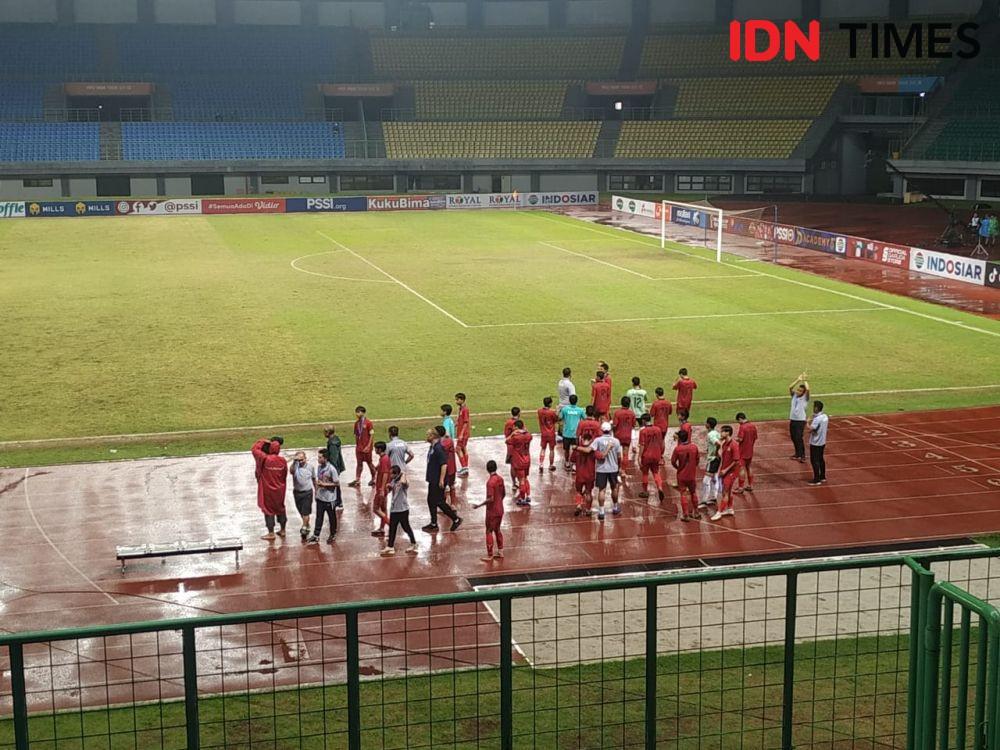 Timnas Laos di Piala AFF U-19 2022. (IDN Times/Sandy Firdaus)