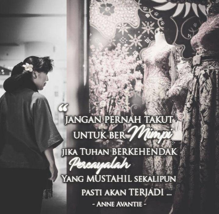 kata-kata bijak ala Anne Avantie (instagram.com/anneavantieheart)