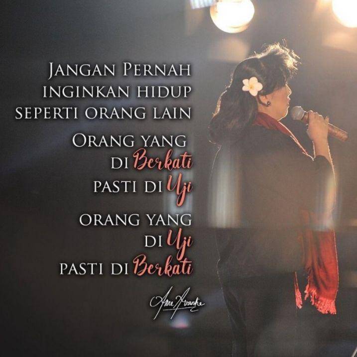kata-kata bijak ala Anne Avantie (instagram.com/anneavantieheart)