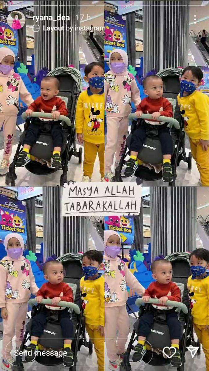 potret Qiandra saat berhijab (instagram.com/ryana_dea)