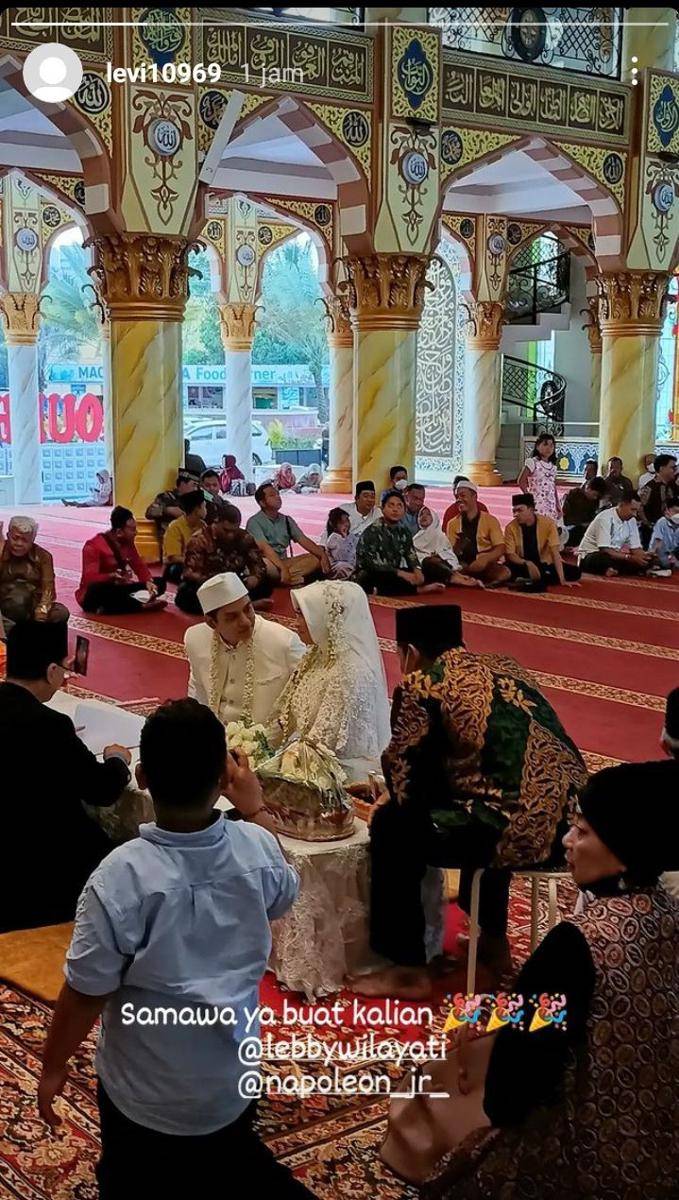 potret pernikahan Lebby dan Aldhy (instagram.com/levi10969))