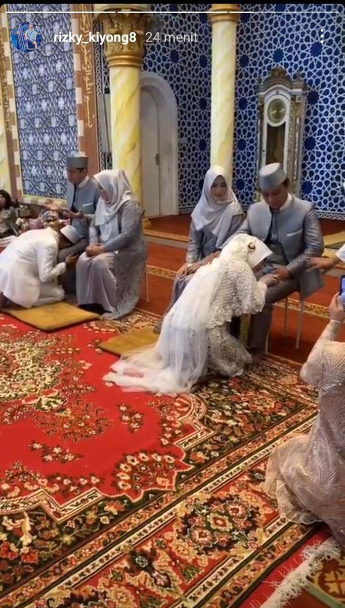 potret pernikahan Lebby dan Aldhy (instagram.com/rizky_kiyong8)
